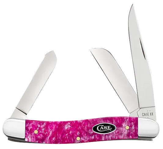 Case XX™ Stockman Pink Crackle Kirinite 16161 Stainless Pocket Knife