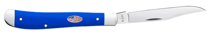 Slimline Trapper Royal Blue Synthetic 16403 Stainless Pocket Knife