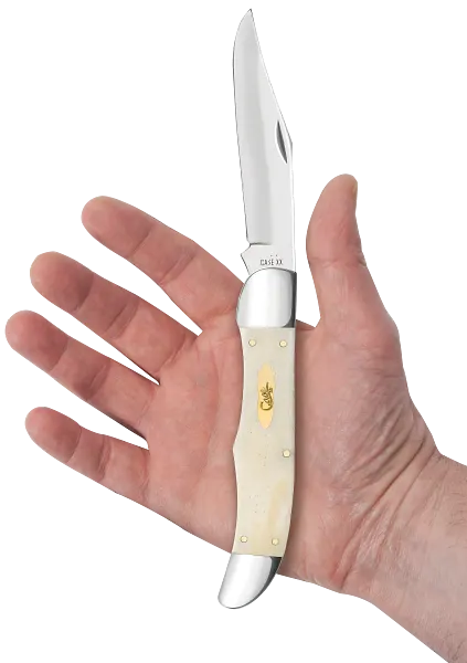 Case XX™ Folding Hunter Smooth Natural Bone