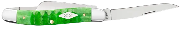 Case XX™ Medium Stockman Gator Jig Bright Green Bone