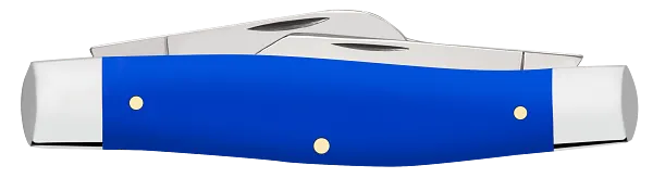 Large Stockman Royal Blue Synthetic 16405 Stainless Pocket Knife