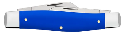 Large Stockman Royal Blue Synthetic 16405 Stainless Pocket Knife