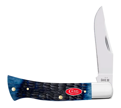 Axe Handle Rogers Jig Navy Blue Bone 6888 Stainless Pocket Knife