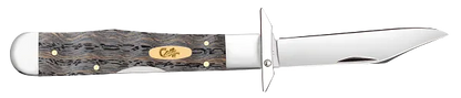 Cheetah Cub Black Curly Oak Wood 14013 Stainless Pocket Knife