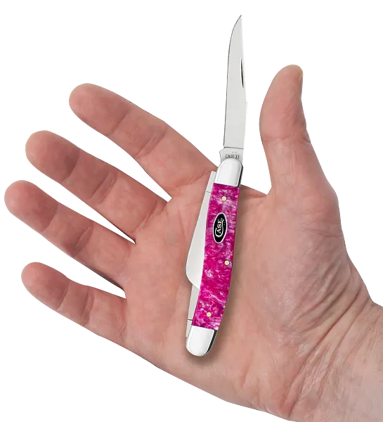 Case XX™ Stockman Pink Crackle Kirinite 16161 Stainless Pocket Knife