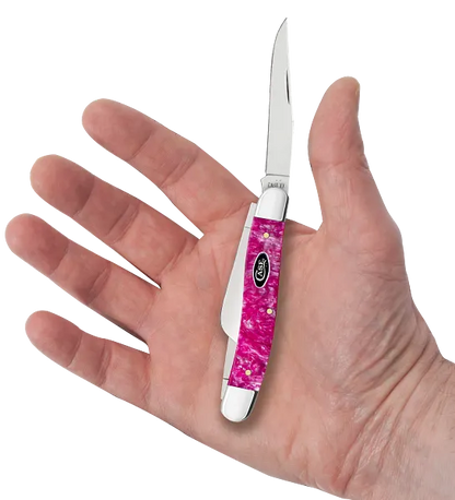 Case XX™ Stockman Pink Crackle Kirinite 16161 Stainless Pocket Knife