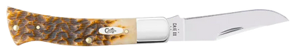 Case XX™ Axe Peach Seed Jig Amber Bone 10799 Stainless Pocket Knife