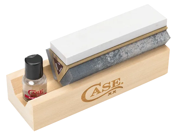 ~ Click Images to Enlarge ~  Case XX™ Knives Tri Hone 50305 Knife and Tool Sharpening Stone Kit