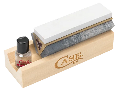 ~ Click Images to Enlarge ~  Case XX™ Knives Tri Hone 50305 Knife and Tool Sharpening Stone Kit