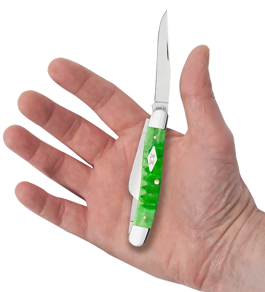 Case XX™ Medium Stockman Gator Jig Bright Green Bone