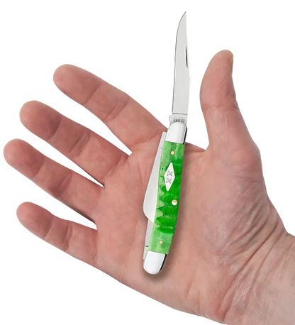Case XX™ Medium Stockman Gator Jig Bright Green Bone