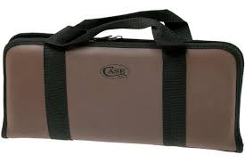 Case XX Small Brown Leather & Cotton Knife Carrying Case
