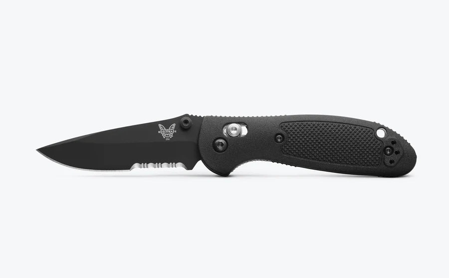 Mini Griptilian® | Black Grivory® | Drop-point