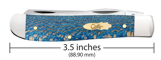 Smooth Blue Sycamore Wood Mini Trapper