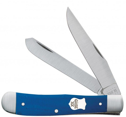 Blue G-10 Smooth Trapper with XX Badge shield