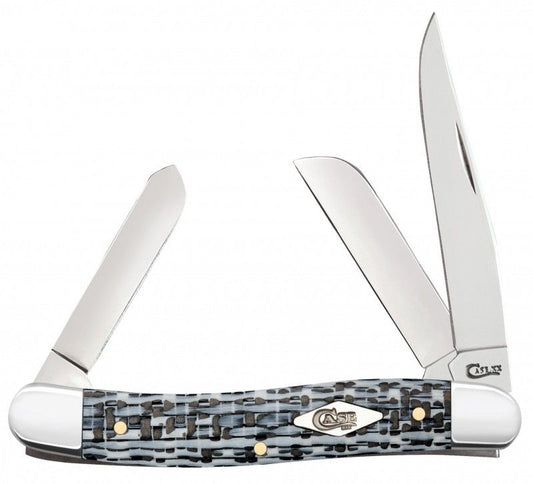 Black & White Carbon Fiber Medium Stockman