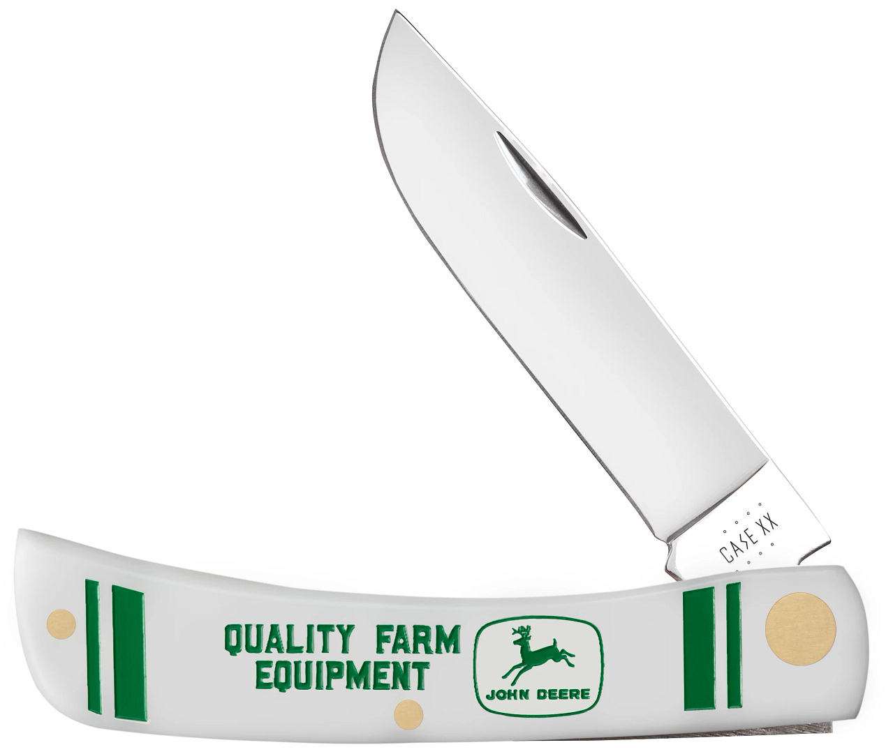 Case XX™ Sodbuster Jr John Deere White Synthetic