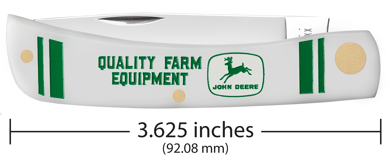 Case XX™ Sodbuster Jr John Deere White Synthetic