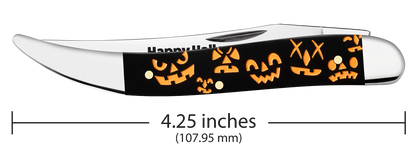 Medium Toothpick Halloween Black Synthetic 13364 Stainless Pocket Knife