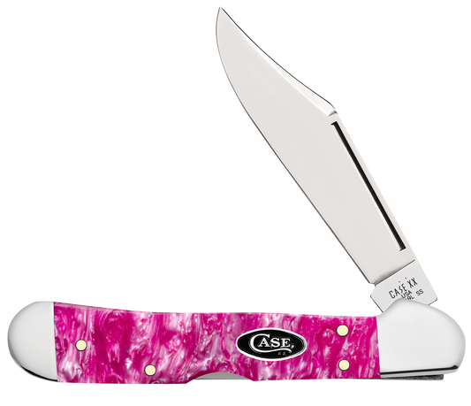 Case XX™ Mini Copperlock Pink Crackle Kirinite