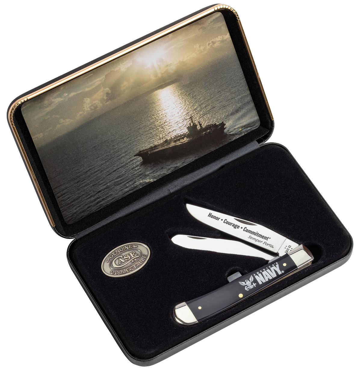 Case XX™ Trapper U.S. Navy Black Synthetic