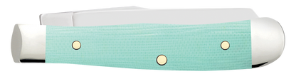 Case XX™ Tiny Trapper Ichthus Seafoam Green G-10 18110 Stainless Pocket Knife