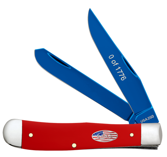 Case XX™ Trapper America 250 Ann. Red  1/1776 Pocket