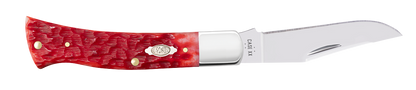 Case XX™ Axe Peach Seed Jig Dark Red Bone  Carbon Steel Pocket Knife
