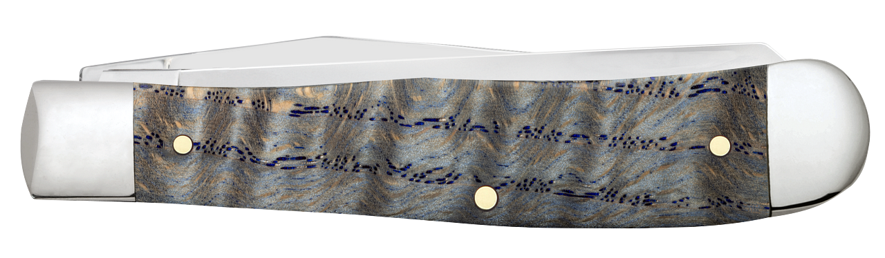 Case XX™ Trapper Blue Curly Oak Wood