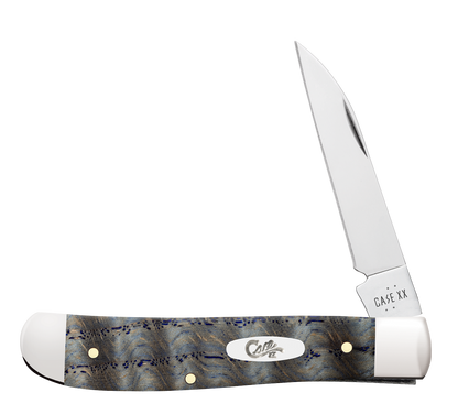 Case XX™ Mini Trapper Blue Curly Oak Wood