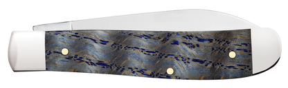 Case XX™ Mini Trapper Blue Curly Oak Wood