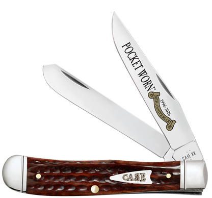 Case XX™ Trapper Pocket Worn 30th Mahogany Bone