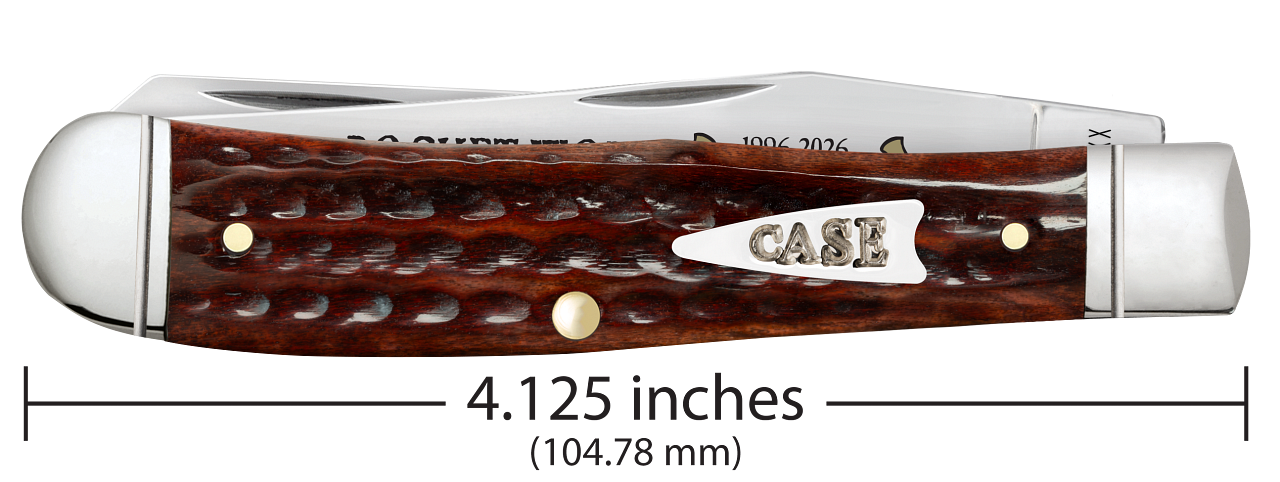 Case XX™ Trapper Pocket Worn 30th Mahogany Bone