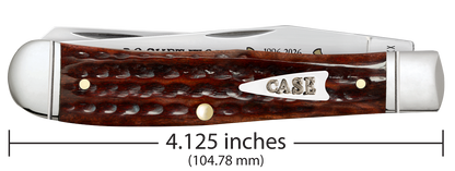 Case XX™ Trapper Pocket Worn 30th Mahogany Bone