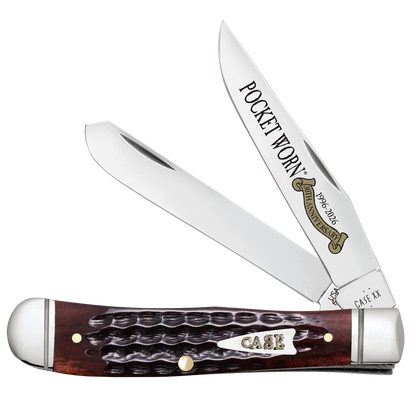 Case XX™ Mini Trapper Pocket Worn 30th Mahogany Bone