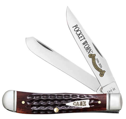 Case XX™ Mini Trapper Pocket Worn 30th Mahogany Bone