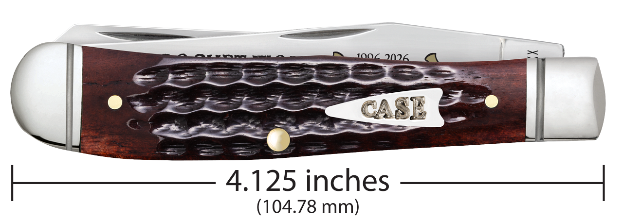 Case XX™ Mini Trapper Pocket Worn 30th Mahogany Bone