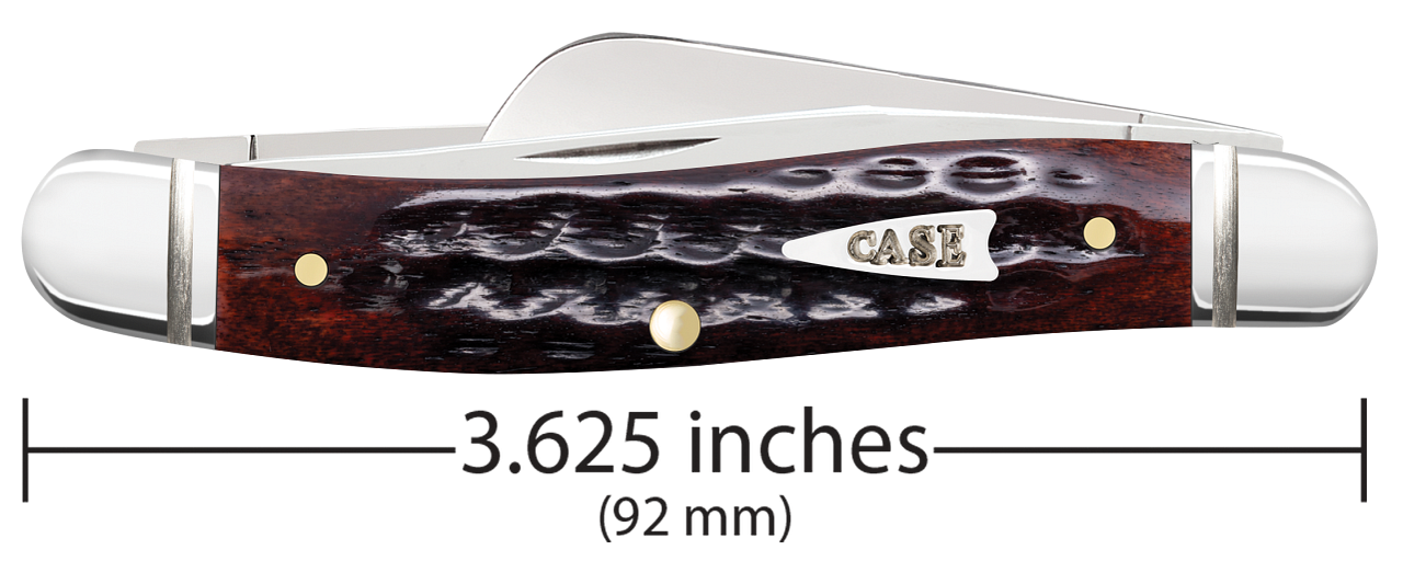 Case XX™ Medium Stockman Pocket Worn 30th Mahogany Bone
