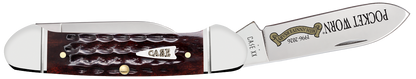 Case XX™ Canoe Pocket Worn 30th Mahogany Bone Canoe