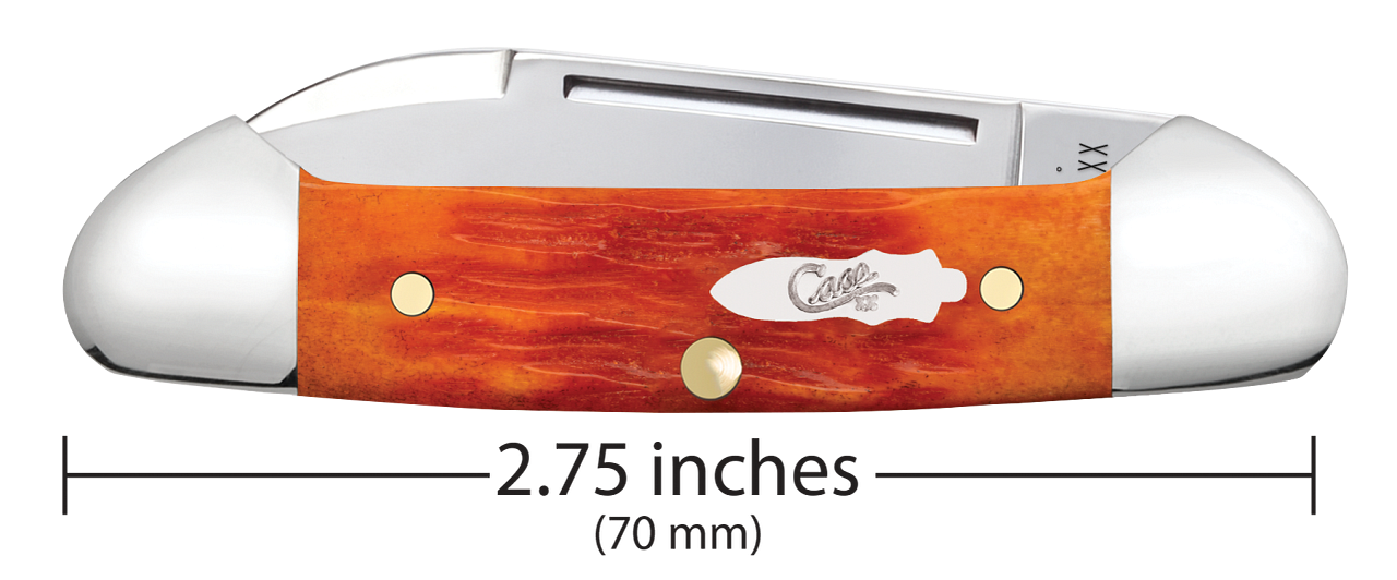 Case XX™ Butterbean Crandall Jig Tequila Sunrise Bone 57535 Stainless Pocket Knife