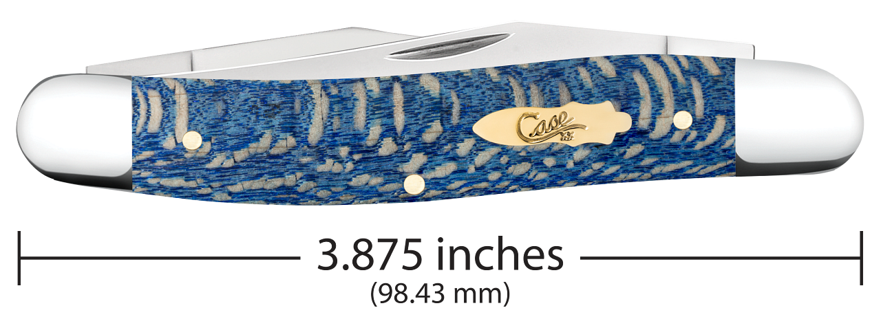 Case XX™ Muskrat Blue Sycamore Wood 63737 Stainless Pocket Knife