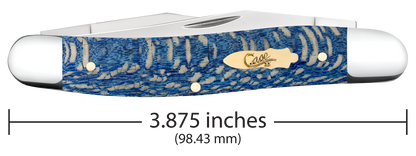 Case XX™ Muskrat Blue Sycamore Wood 63737 Stainless Pocket Knife
