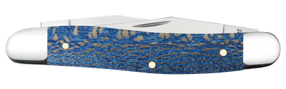 Case XX™ Muskrat Blue Sycamore Wood 63737 Stainless Pocket Knife