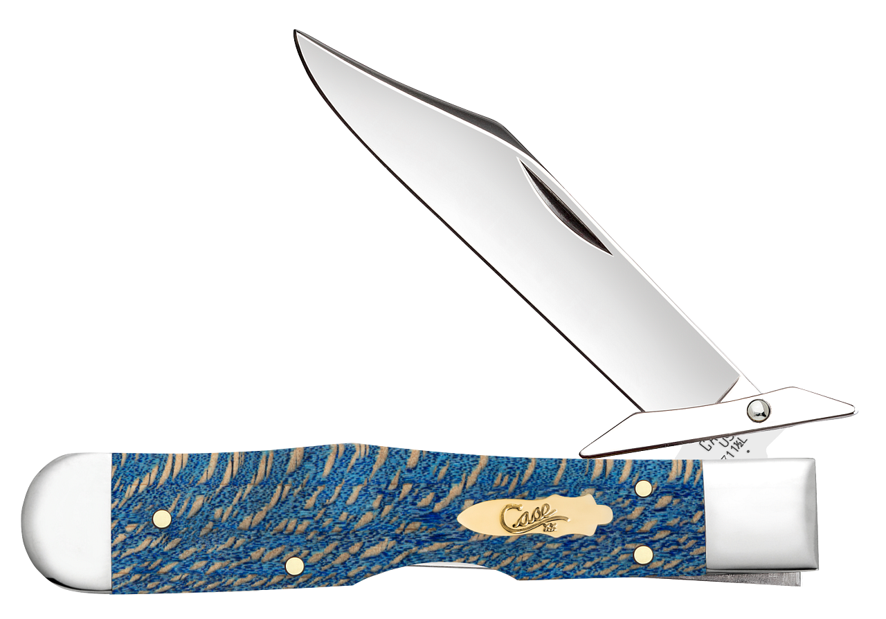 Case XX™ Cheetah Cub Blue Sycamore Wood