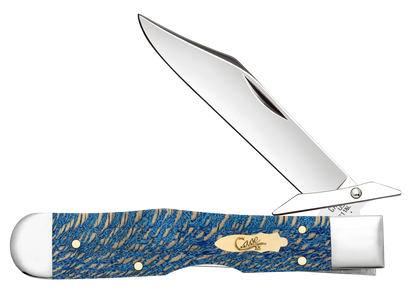 Case XX™ Cheetah Cub Blue Sycamore Wood