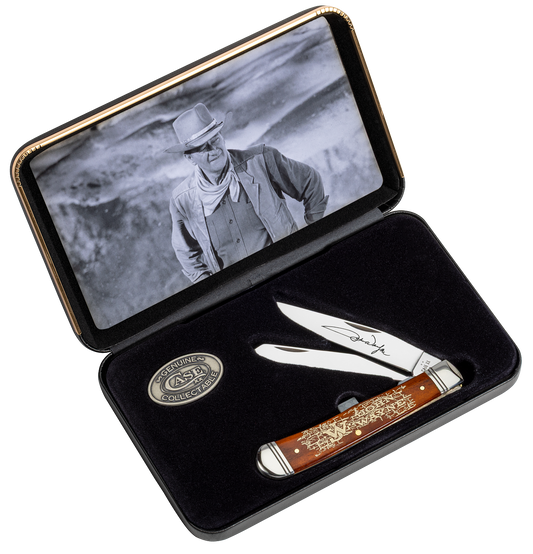 Trapper John Wayne Chestnut Bone Stainless Pocket Knife