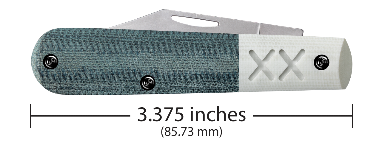Case XX™ Barlow XR Crossroads Blue Denim Canvas Laminate S35VN