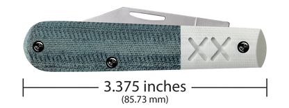 Case XX™ Barlow XR Crossroads Blue Denim Canvas Laminate S35VN