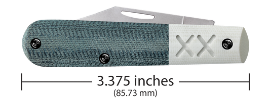 Case XX™ Barlow XR Crossroads Blue Denim Canvas Laminate S35VN