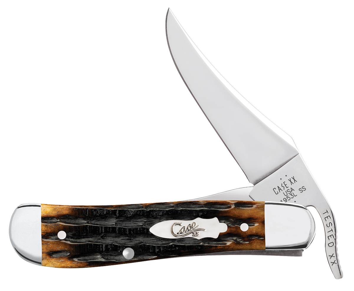 Russlock Kinfolks Jig Molasses Bone 12773 Stainless Pocket Knife
